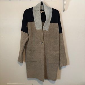 Long sweater coat cardigan